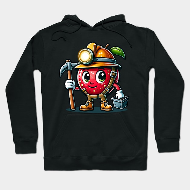 apple the miner Hoodie by Ferdi Everywhere